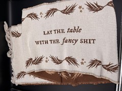 RARE Taylor Swift Tolerate It Woven Table Runner Official Evermore Holiday Merch