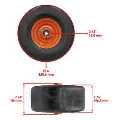 022-2006-00 Solid Wheel Airless for Bad Boy Outlaw / Outlaw Extreme 2010 52″