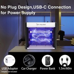Bug Zapper Indoor 2026,4000V Mosquito Zapper for Home,12 in Mosquito Trap,USB,a