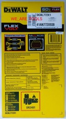 KIT DEWALT FLEXVOLT 60V MAX* Blower, 125 MPH, 9.0 Battery 600 CFM (DCBL772X1)