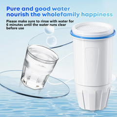 6 Pack Water Filter for Zero Pitcher & Dispenser ZR-001 ZR-017 ZR-004 ZP-006