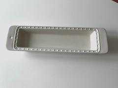 NORA FLEMING Pearl Dot Stoneware : Rectangle Cracker / Olive Tray Dish