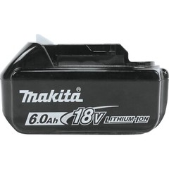 Makita BL1860B-2 18V 6 Ah LXT Li-Ion Battery w/ LED Charge Level Indicator, 2 Pk