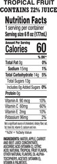 Good2Grow Tropical Fruit and Veggie Blend, 6 Fluid Ounce — 12 per Case.