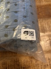 NEW Schoolhouse Mineral Polka Dot Quilt Twin