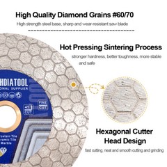 4-1/2″ Diamond Cutting Wheel Disc Grinder Saw Blade Porcelain Tile Marble 115mm