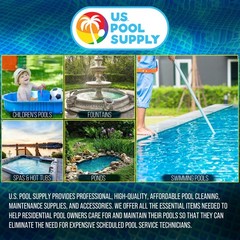 3 Pack of White Above Ground Pool Hose Replacement 1.5″ Diameter x 59″ Long
