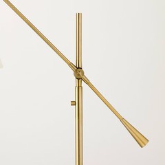 Sour Cream/Brass Hinge Floor Lamp – Hearth & Hand with Magnolia