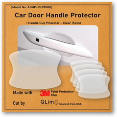 3M-5Pcs Car Door Handle Cup Protector/Sticker/Guard, 3M-Ppf(Paint Protection Fil