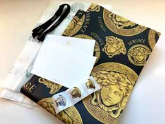 Versace Shopping Bag & Gift Box Black/Gold – Small, Medium, Large – Choose Size