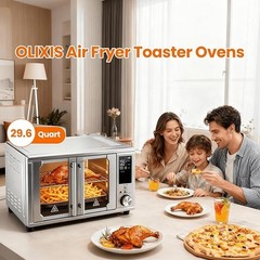 Air Fryer Toaster Oven Combo Oven Countertop Functional Stainless Up to 450°F
