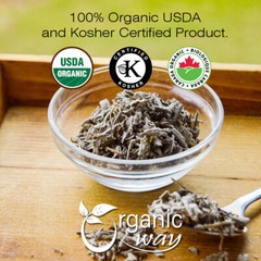 Organic Way Dried Sage Leaf Whole – Organic, Kosher & USDA Certified