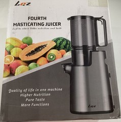 LQZ 120 Volts 350 Watts 60Hz ColdPress/ Fourth Masticating Juicer – Black