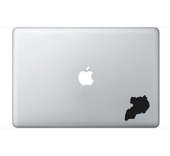 Uganda country outline Vinyl Decal Car Window Laptop UG Sticker