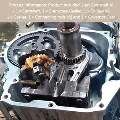 84005207 793880 Camshaft Kit W/691968 Governor & Oil Slinger for B&S, Replaces 3