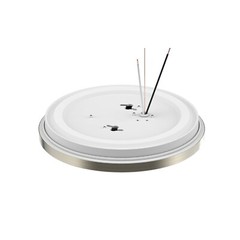 LED Ceiling Lights Flush Mount Brushed Nickel 1200 Lumens Adjustable Brightness