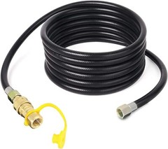 20FT Both 3/8″ Female Flare Propane Hose,3/8 Inch LP Gas Disconnect Fittings Kit
