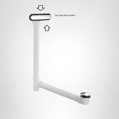 Kohler K-7272-CP Clearflo Slotted Overflow Bath Drain – Polished Chrome *READ*