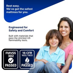 Short Queen, 8 Inch RV Mattress 60×74, High-Quality Memory Foam, hoggisleep NEW