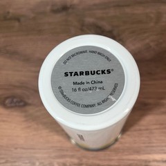 Starbucks Tumbler Thailand Cassia Fistula 16oz White Yellow Floral Stainless Mug