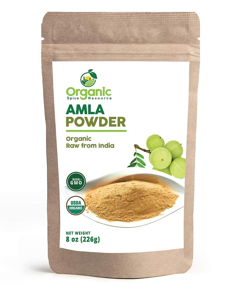 Organic Amla | 8 oz (226g) | Amalaki, Non-GMO, 100% Raw from India, by SHOPOSR