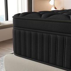 12/14 Inch Queen Size Mattress in a Box Gel Memory Foam Hybrid Pocket Spring Bed