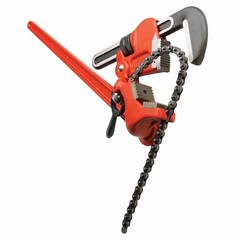 Ridgid 31385 33″ Compound Leverage Wrench, 6″ Pipe Capacity, Red