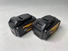Lot of 2 FOR DEWALT 20V 12.0 AH Lithium-Ion Rechargeable Battery