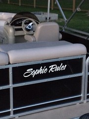 Boat Name Decal 4×24″ / Custom Hull Graphic / Premium Marine Vinyl Lettering