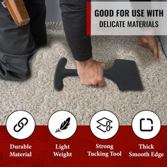 ZY396 Wide Carpet Stair Tool (1PC Carpet Tucking Hand-Held Tucker Tool Plastic)