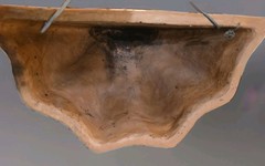Vtg A-Bruzzovas # 58033 Italy Handmade terracotta wall-mounted pocket planter