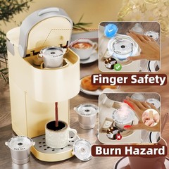 4 Pack Reusable K Cups Keurig 1.0 Stainless Steel Coffee Pod Filter BPA Free