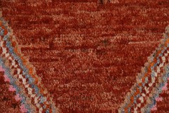 Rust Moroccan Tribal Area Rug 5×7 Hand-knotted Wool Oriental Carpet for Any Room