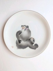 Fukagawa Seiji Japan Zodiac Porcelain Dinner Plates SET 9 Arita Yaki 10.25″