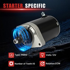 Starter Motor For Kawasaki FR691V FR730V 21163-0714 21163-7024 Zero Turn Mower