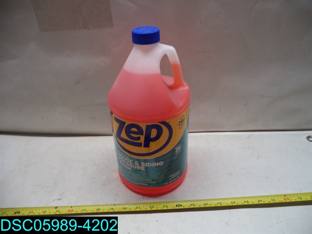ZEP 1 GALLON NO SCENT HOUSE AND SIDING PRESSURE WASHING SOLUTION 021709009248
