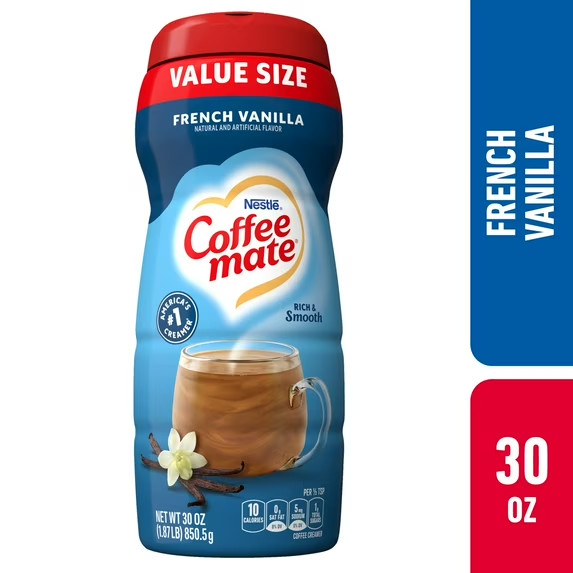 Nestle Coffee mate French Vanilla Powder Coffee Creamer, 30 oz New