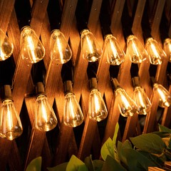 50FT – 500FT LED Outdoor String Lights Dimmable Waterproof ST38 LED Patio Lights