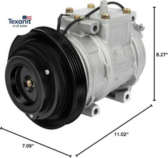 A/C Compressor with Clutch 1996-2002 for Toyota 4Runner 2.7L 3.4L AC Compressor