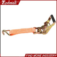Findmall 1.5″ x 15′ Ratchet Straps J Hook 4000-lbs Heavy Duty Tie Downs 10 Pack
