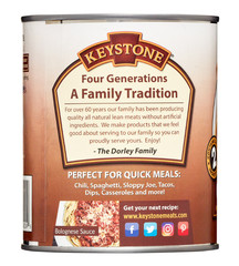 Keystone All natural Ground Beef 28 oz Can, (PACK OF 2) Free Shipping