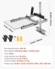 VEVOR Portable Chainsaw Mill Fit 16-20 in Guide Bar Chain Saw Mill Cross Cutting