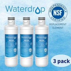 Waterdrop Refrigerator Water Filter, Replacement for LG® LT1000P®, Pack of 3