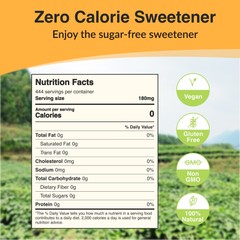 Pure Monk Fruit Sweetener No Erythritol, 80g