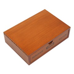 Single-Drawer Storage Box Wooden Desktop Jewelry Organizer Desktop Drawer