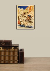 1928 “La Ronde de France” Tour de France Vintage Style Bicycle Poster – 20×28