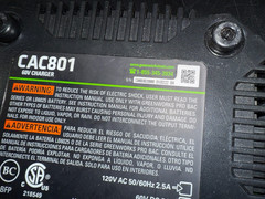 Greenworks Pro 60v Battery LB60A00 & Charger CAC801