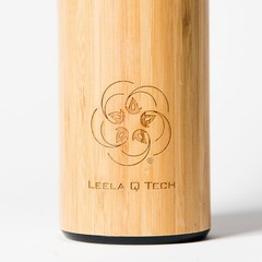 Leela Quantum Water Bottle in bamboo design, Vacuum Seal Leak-proof Lid, Cold…