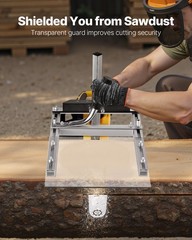 VEVOR Portable Chainsaw Mill Fit 16-20 in Guide Bar Chain Saw Mill Cross Cutting