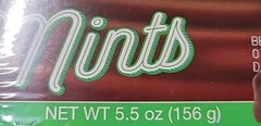 Zachary 5.5oz THIN MINTS Cool Creamy Peppermint Center Chocolate Patties 7/26